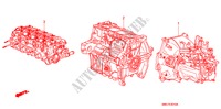 MOTOREINHEIT/ GETRIEBE KOMPL.(1.4L) für Honda CIVIC 1.4 BASE 5 Türen Intelligent Schaltgetriebe 2008