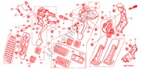 PEDAL(RH) für Honda CIVIC 1.4 SE 5 Türen Intelligent Schaltgetriebe 2006