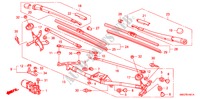 WINDSCHUTZSCHEIBENWISCHER (RH) für Honda CIVIC 2.2 EX 5 Türen 6 gang-Schaltgetriebe 2006