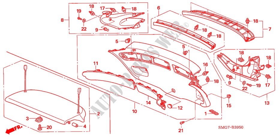 HECKKLAPPENVERKLEIDUNG für Honda CIVIC 2.2 SE 5 Türen 6 gang-Schaltgetriebe 2006