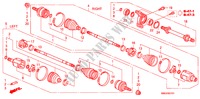 ANTRIEBSWELLE, VORNE/HALBWELLE(1.8L) für Honda CIVIC 1.8 COMFORT 5 Türen 6 gang-Schaltgetriebe 2009