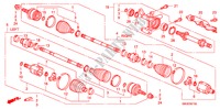 ANTRIEBSWELLE, VORNE/HALBWELLE(DIESEL) für Honda CIVIC 2.2 EXECUTIVE 5 Türen 6 gang-Schaltgetriebe 2009
