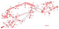 AUSPUFFROHR/SCHALLDAEMPFER(1.8L) für Honda CIVIC 1.8 COMFORT 5 Türen 6 gang-Schaltgetriebe 2009