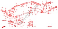 AUSPUFFROHR/SCHALLDAEMPFER(DIESEL)(1) für Honda CIVIC 2.2 COMFORT 5 Türen 6 gang-Schaltgetriebe 2010