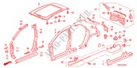 AUSSENBLECHE/TAFEL, HINTEN für Honda CIVIC 1.8 COMFORT 5 Türen 6 gang-Schaltgetriebe 2009