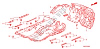 BODENMATTE für Honda CIVIC 1.8 COMFORT 5 Türen 6 gang-Schaltgetriebe 2009