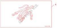 GEP{CKBEFESTIGUNGSGURT für Honda CIVIC 1.8 COMFORT 5 Türen 6 gang-Schaltgetriebe 2009