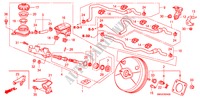 HAUPTBREMSZYLINDER/MASTER POWER(LH) für Honda CIVIC 1.8 COMFORT 5 Türen 6 gang-Schaltgetriebe 2009