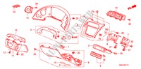 INSTRUMENTENBRETT(LH)(FAHRERSEITE) für Honda CIVIC 1.8 COMFORT 5 Türen 6 gang-Schaltgetriebe 2009