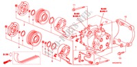 KLIMAANLAGE(KOMPRESSOR)(DIESEL) für Honda CIVIC 2.2 EXECUTIVE 5 Türen 6 gang-Schaltgetriebe 2009