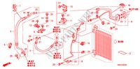 KLIMAANLAGE(SCHLAEUCHE/LEITUNGEN)(LH) für Honda CIVIC 1.8 COMFORT 5 Türen 6 gang-Schaltgetriebe 2009