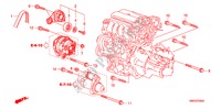 LICHTMASCHINEN STREBE(1.4L) für Honda CIVIC 1.4 SPORT 5 Türen 6 gang-Schaltgetriebe 2009