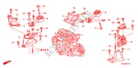 MOTORBEFESTIGUNGEN(1.8L)(MT) für Honda CIVIC 1.8 COMFORT 5 Türen 6 gang-Schaltgetriebe 2009
