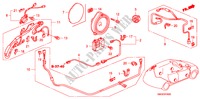 RADIOANTENNE(LH) für Honda CIVIC 1.8 COMFORT 5 Türen 6 gang-Schaltgetriebe 2009