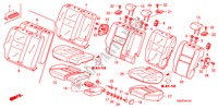 RUECKSITZ für Honda CIVIC 1.8 COMFORT 5 Türen 6 gang-Schaltgetriebe 2009