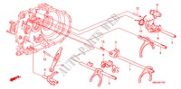 SCHALTGABEL(DIESEL) für Honda CIVIC 2.2 EXECUTIVE 5 Türen 6 gang-Schaltgetriebe 2009