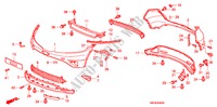 STOSSFAENGER für Honda CIVIC 1.8 COMFORT 5 Türen 6 gang-Schaltgetriebe 2009