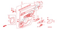 TUERVERKLEIDUNG, HINTEN für Honda CIVIC 2.2 EXECUTIVE 5 Türen 6 gang-Schaltgetriebe 2009