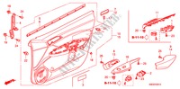 TUERVERKLEIDUNG, VORNE(LH) für Honda CIVIC 1.8 COMFORT 5 Türen 6 gang-Schaltgetriebe 2009