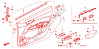 TUERVERKLEIDUNG, VORNE(RH) für Honda CIVIC 1.8 ES 5 Türen 6 gang-Schaltgetriebe 2009