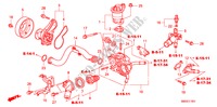 WASSERPUMPE(1.8L) für Honda CIVIC 1.8 COMFORT 5 Türen 6 gang-Schaltgetriebe 2009