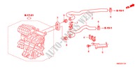 WASSERSCHLAUCH(RH)(1.8L) für Honda CIVIC 1.8 EX 5 Türen 5 gang automatikgetriebe 2010