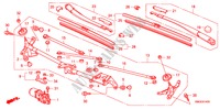 WINDSCHUTZSCHEIBENWISCHER(LH) für Honda CIVIC 1.8 COMFORT 5 Türen 6 gang-Schaltgetriebe 2009
