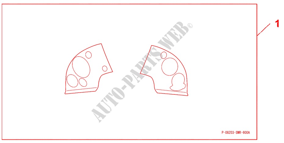 INTERIOR PANEL LH für Honda CIVIC 1.8 BASE 5 Türen 5 gang automatikgetriebe 2009