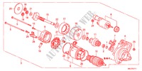 ANLASSER(1.8L) für Honda CIVIC 1.8S 5 Türen 6 gang-Schaltgetriebe 2011