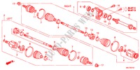 ANTRIEBSWELLE, VORNE/HALBWELLE(1.8L) für Honda CIVIC 1.8ES 5 Türen 6 gang-Schaltgetriebe 2011