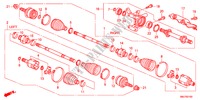 ANTRIEBSWELLE, VORNE/HALBWELLE(DIESEL) für Honda CIVIC 2.2EXE 5 Türen 6 gang-Schaltgetriebe 2011