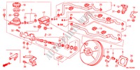 HAUPTBREMSZYLINDER/MASTER POWER(LH) für Honda CIVIC 1.8GT    AUDIOLESS 5 Türen 5 gang automatikgetriebe 2011