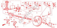 HAUPTBREMSZYLINDER/MASTER POWER(RH) für Honda CIVIC 1.4S 5 Türen 6 gang-Schaltgetriebe 2011