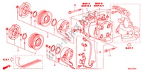 KLIMAANLAGE(KOMPRESSOR)(1.8L) für Honda CIVIC 1.8BASE 5 Türen 6 gang-Schaltgetriebe 2011