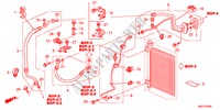 KLIMAANLAGE(SCHLAEUCHE/LEITUNGEN)(LH) für Honda CIVIC 1.4BASE 5 Türen Intelligent Schaltgetriebe 2011