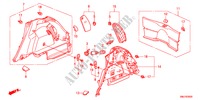 KOFFERRAUM SEITENVERKL. für Honda CIVIC 1.4BASE 5 Türen Intelligent Schaltgetriebe 2011