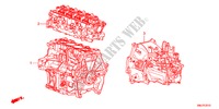 MOTOREINHEIT/GETRIEBE KOMPL.(1.4L) für Honda CIVIC 1.4COMFORT 5 Türen 6 gang-Schaltgetriebe 2011