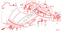 MOTORHAUBE(RH) für Honda CIVIC 1.4S 5 Türen Intelligent Schaltgetriebe 2011