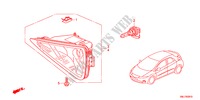 NEBELSCHEINWERFER für Honda CIVIC 1.4GT 5 Türen Intelligent Schaltgetriebe 2011