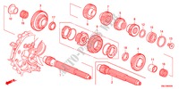 NEBENWELLE(1.4L)(1.8L) für Honda CIVIC 1.8ES 5 Türen 6 gang-Schaltgetriebe 2011