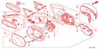SPIEGEL für Honda CIVIC 1.4BASE 5 Türen Intelligent Schaltgetriebe 2011