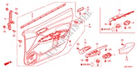 TUERVERKLEIDUNG, VORNE(RH) für Honda CIVIC 1.8GT 5 Türen 5 gang automatikgetriebe 2011