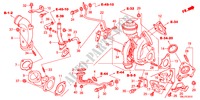 TURBOLADER(DIESEL) für Honda CIVIC 2.2SE 5 Türen 6 gang-Schaltgetriebe 2011