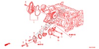 WASSERPUMPE(DIESEL) für Honda CIVIC 2.2SPORT AUDIOLESS 5 Türen 6 gang-Schaltgetriebe 2011