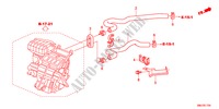 WASSERSCHLAUCH(1.8L)(RH) für Honda CIVIC 1.8EXI 5 Türen 5 gang automatikgetriebe 2011