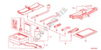 WERKZEUGE/WAGENHEBER für Honda CIVIC 1.8EXE 5 Türen 5 gang automatikgetriebe 2011