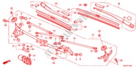 WINDSCHUTZSCHEIBENWISCHER(LH) für Honda CIVIC 1.4COMFORT 5 Türen Intelligent Schaltgetriebe 2011
