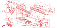 WINDSCHUTZSCHEIBENWISCHER(RH) für Honda CIVIC 1.4S 5 Türen Intelligent Schaltgetriebe 2011