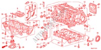 ZYLINDERBLOCK/OELWANNE(1.8L) für Honda CIVIC 1.8BASE 5 Türen 6 gang-Schaltgetriebe 2011