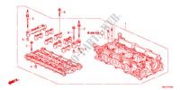 ZYLINDERKOPF(DIESEL) für Honda CIVIC 2.2SPORT 5 Türen 6 gang-Schaltgetriebe 2011